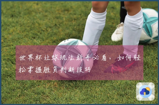 世界杯让球玩法新手必看，如何轻松掌握胜负判断技巧